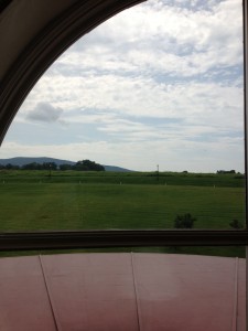 View from Hollins Library
