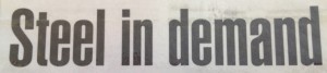 Headline from the Roanoke Times